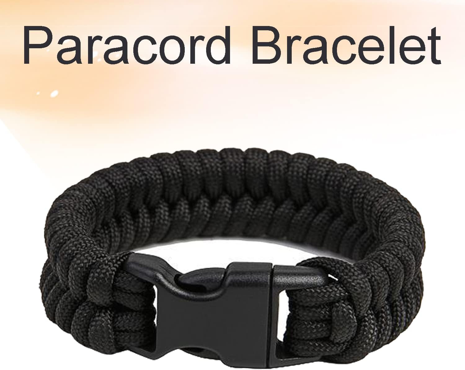 CooBigo 60 Pack Paracord Bracelets Buckles, 5/8, 1/2 and 3/8 Inch Contoured Paracord Buckles, Plastic Side Release Clasp for Parachute 550 Cord Bracelets Clasps Clip Dog Collar Accessories (20 Each)