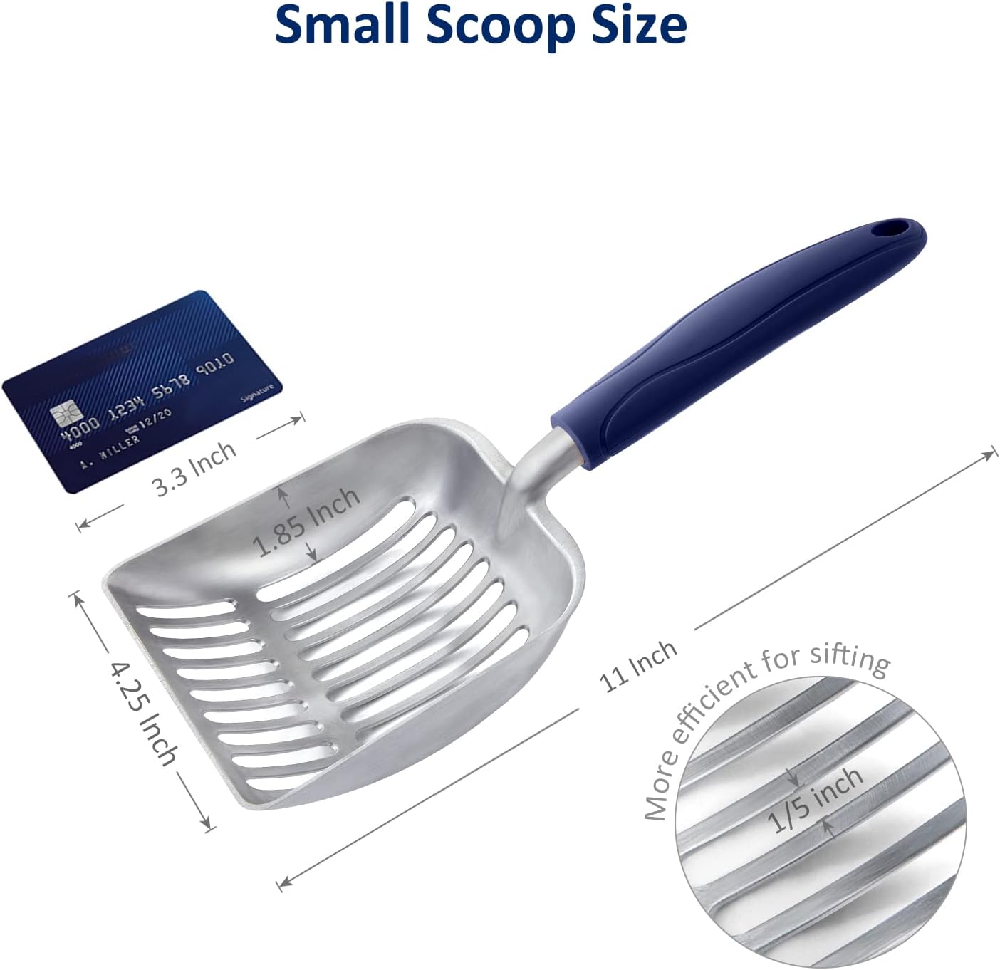 Dual Size Cat Litter Scooper Combo Set for Easy Cleanup