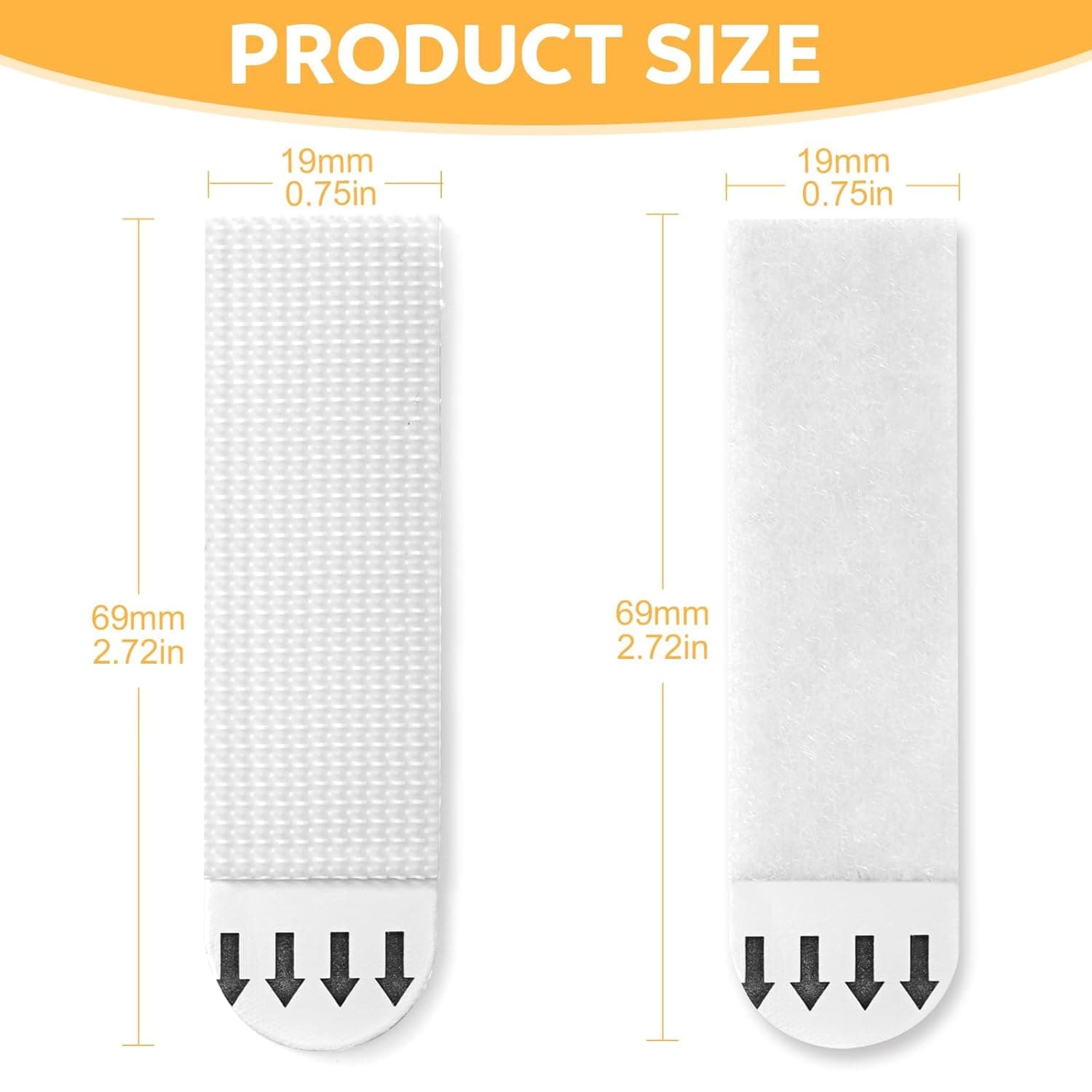 Picture Hanging Strips Heavy Duty Damage Free 20 Pairs White
