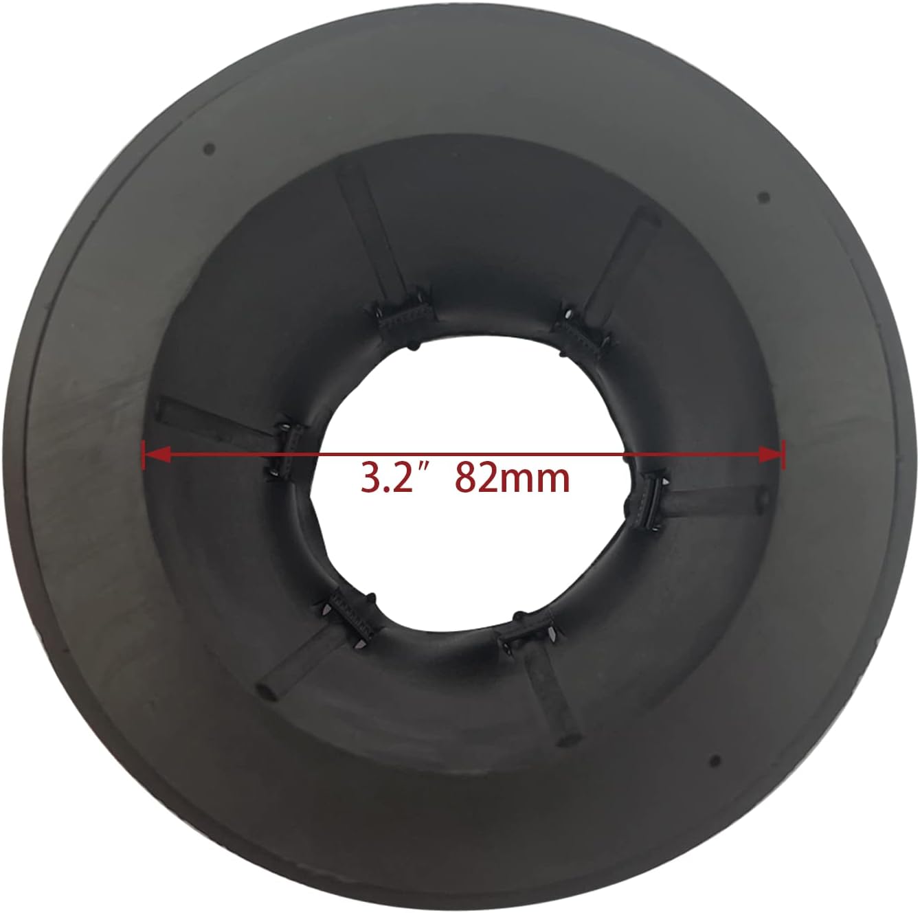 Supplies Cable Boot, Throttle Shift Organizer,Boat Transom Steering Wires Boot Protect Fuel Lines Diameter 4.7",Black