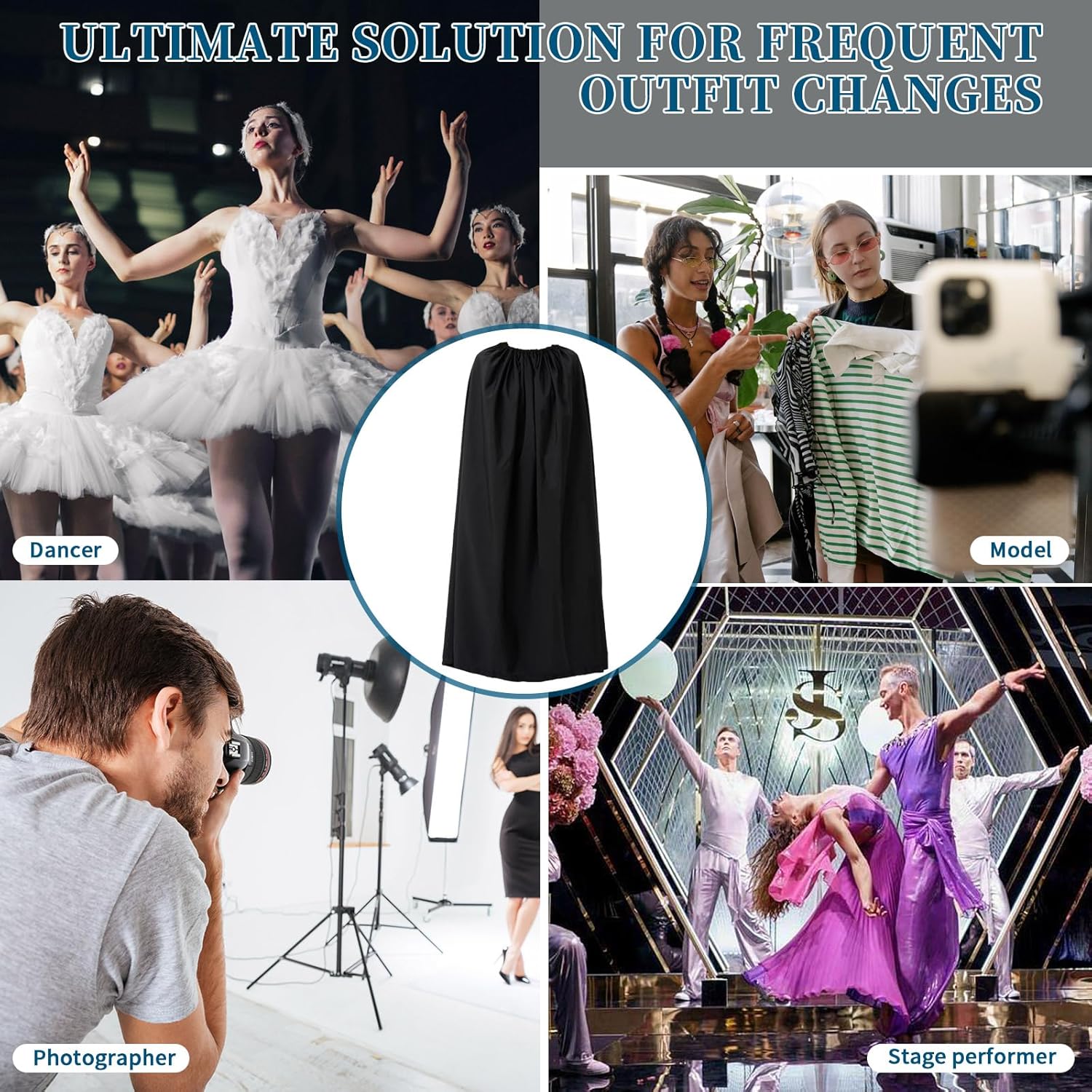 Portable Changing Room Changing Tent for Dancer Instant Dressing Cover Ups Privacy Shelters