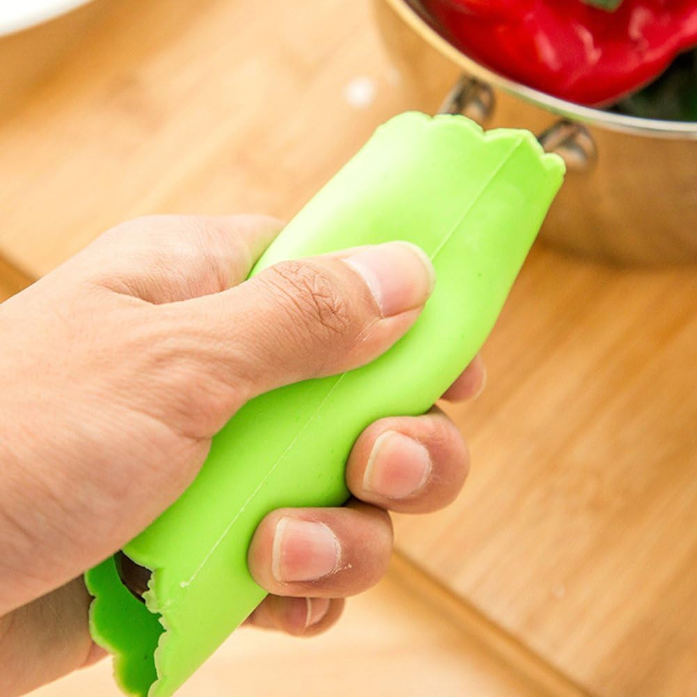 Garlic Peeler, Silicone Garlic Roller Peeling Tube Tool for Useful Kitchen Tools, 3PCS Random Color