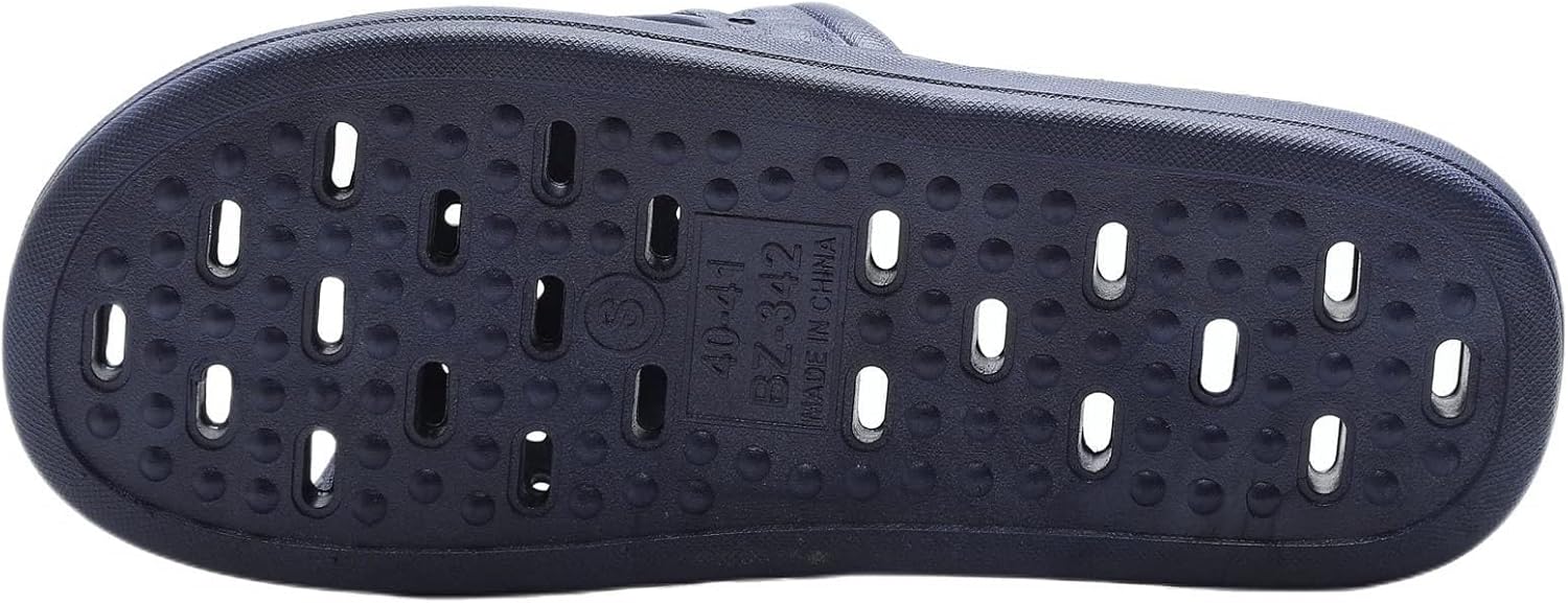 Quick Drying Shower Slippers non-slip Bathroom Slippers Drain Holes Shower Shoes for Women and Men Dorm pool gym
