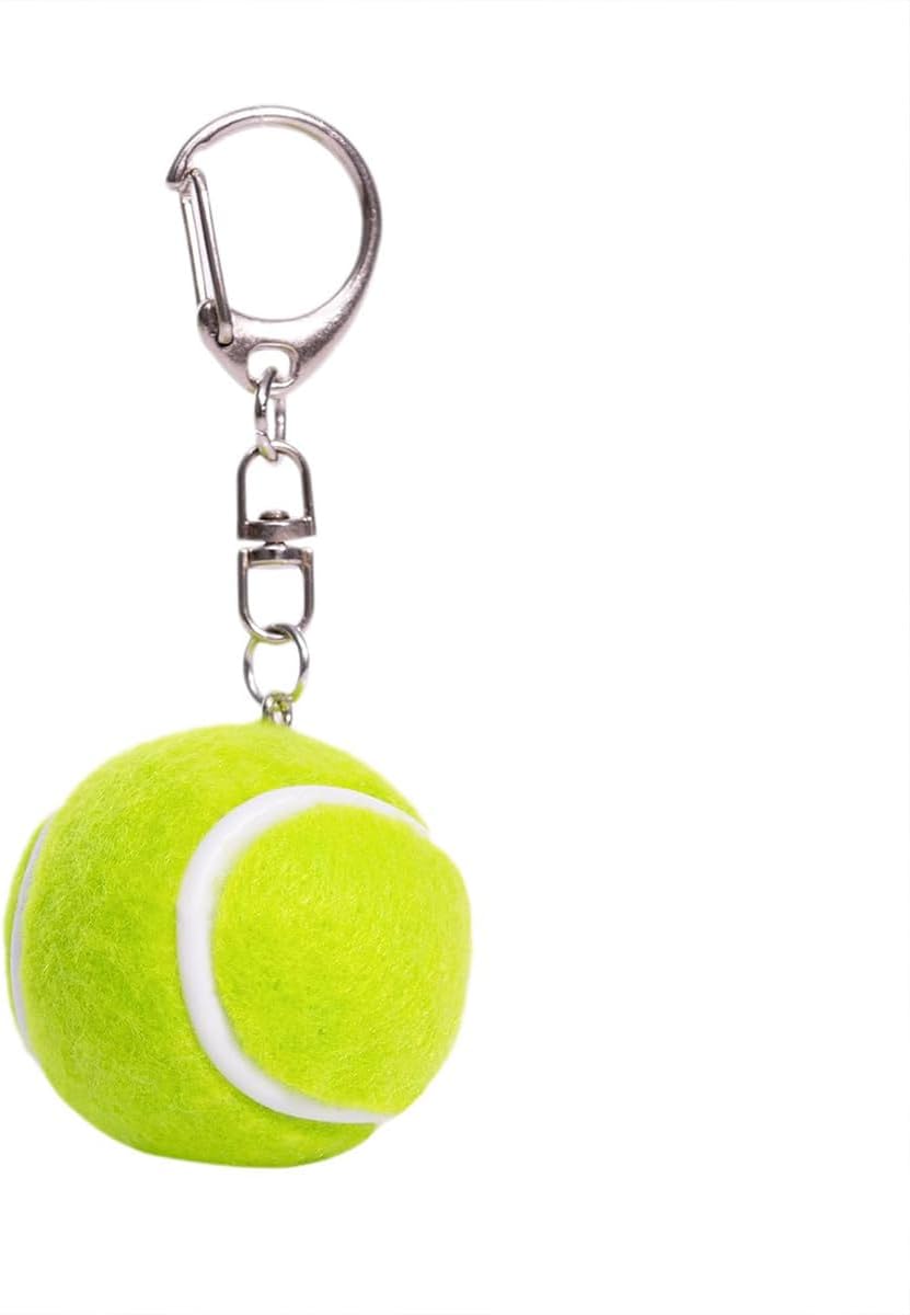 Creative Oversized Tennis Keychain Durable Stylish Fun Accessory for Tennis Enthusiasts Sports Lovers Gift Seekers Perfect for Keyrings Bags, Green, One Size