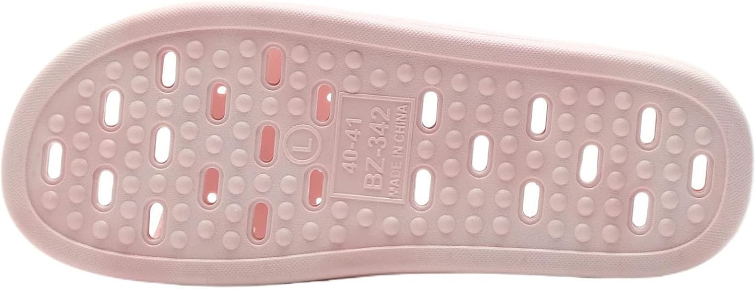 Quick Drying Shower Slippers non-slip Bathroom Slippers Drain Holes Shower Shoes for Women and Men Dorm pool gym