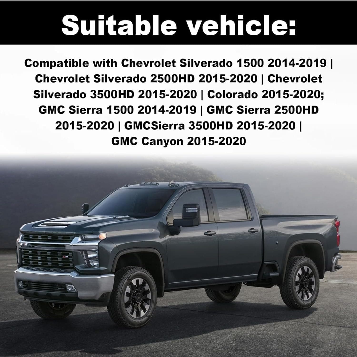 Tailgate Bushing Rear Right Passenger Side Replacement for 2014-2019 Chevy Silverado 1500 2500HD 3500HD Colorado GMC Sierra 1500 2500 HD 3500 HD