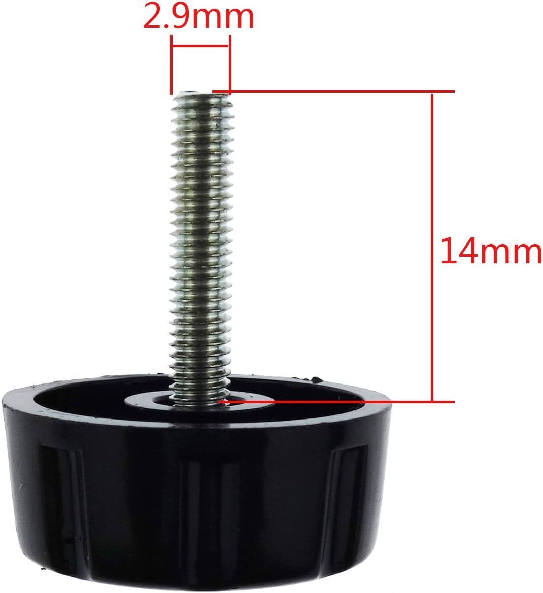 10 Pack Screws Nuts Caps for Fishing Spinning Reels Knob Power Handle Grip