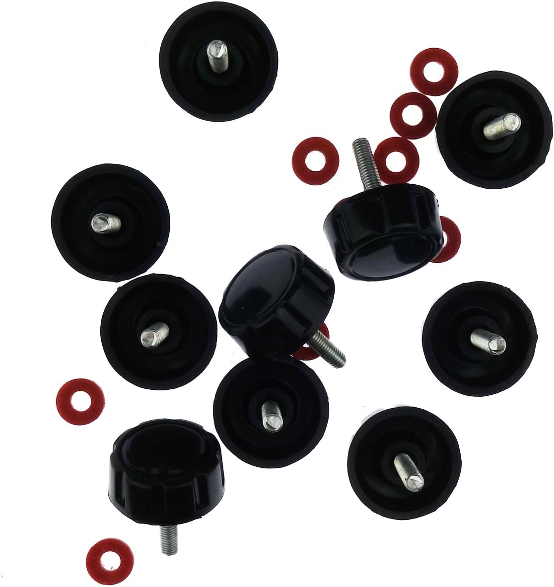 10 Pack Screws Nuts Caps for Fishing Spinning Reels Knob Power Handle Grip