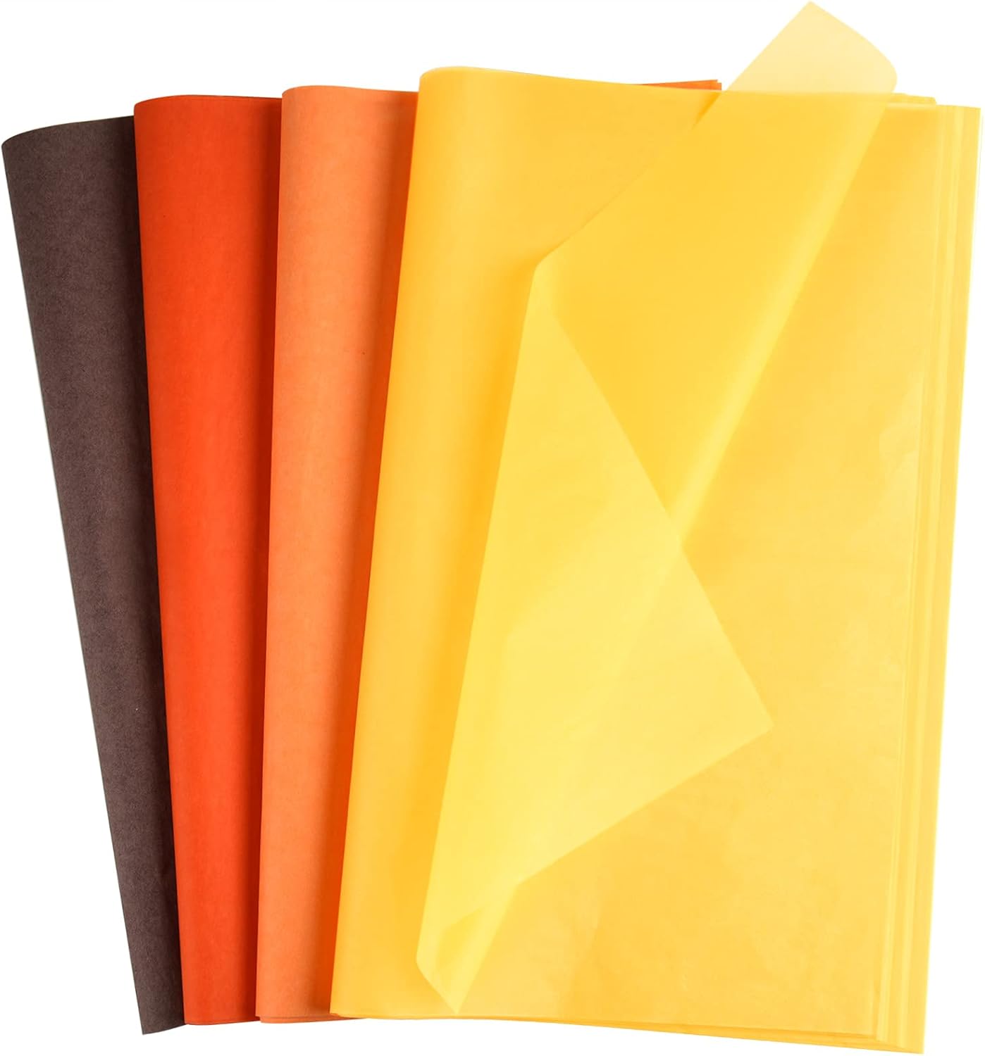 60 sheets of tissue paper autumn wrapping paper bulk multicoloured craft paper crafts for Thanksgiving harvest birthday party do-it-yourself and craft decoration
