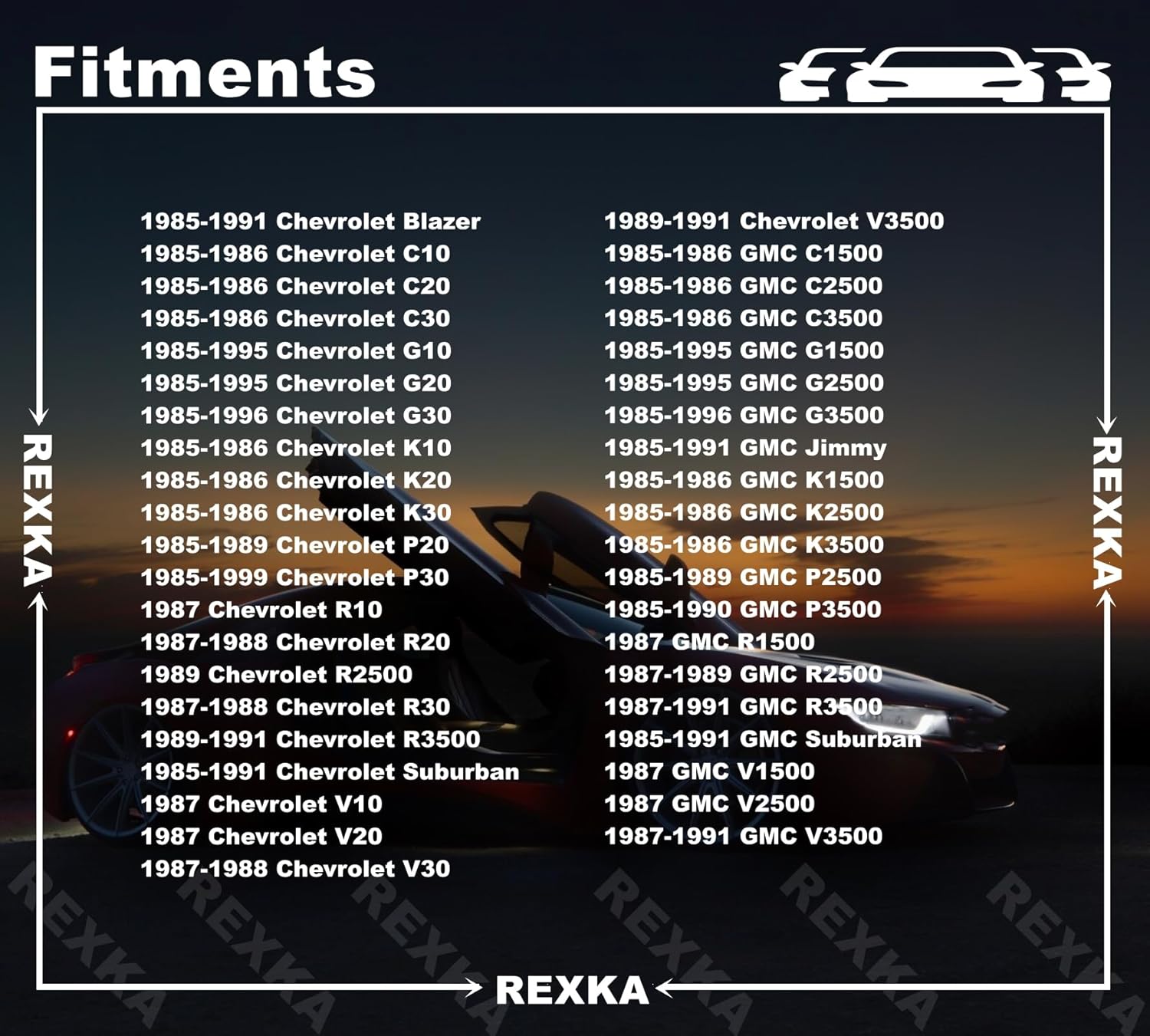 Rexka 15pcs 5/16"-18 x 7/8" Indented Hex Head Sems Body Bolts Screw for GM Chevy GMC Trucks 12337916 3846202 Fender Pickup Box Radiator Air Intake Exhaust Seat Interior Exterior Trim Panel Engine