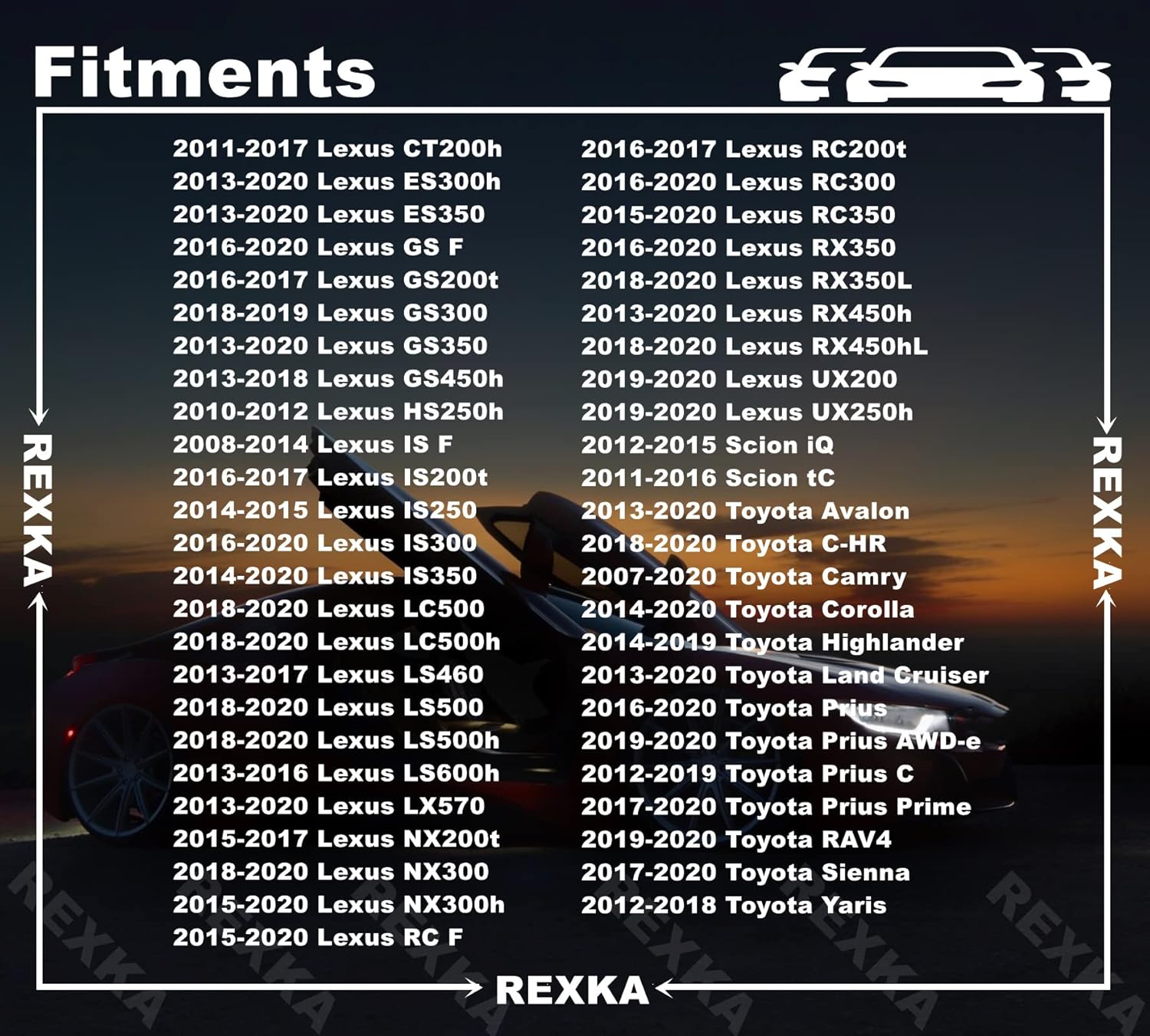 Rexka 30pcs Radiator Splash Shield Front Fender Liner Push-Type Retainer Clips Fasteners for Toyota Lexus 90467-07214 Toyota Splash Guard Clips