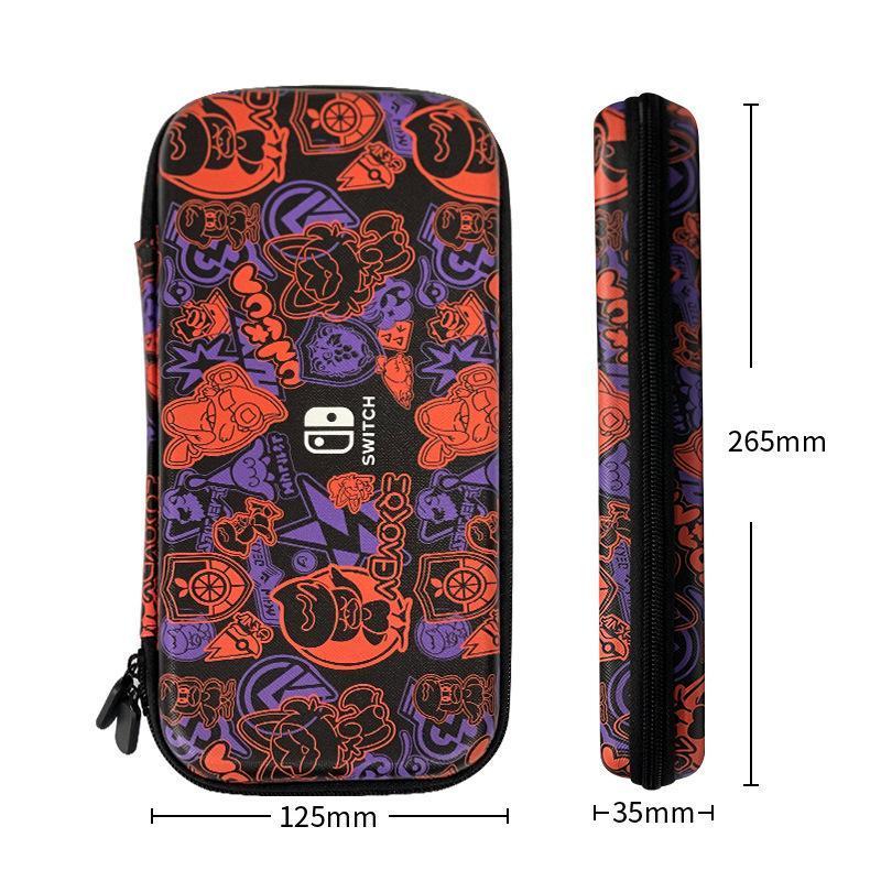 Carry Case Compatible with Nintendo Switch and New Switch OLED Console with Pockets for Accessories and Games-P
