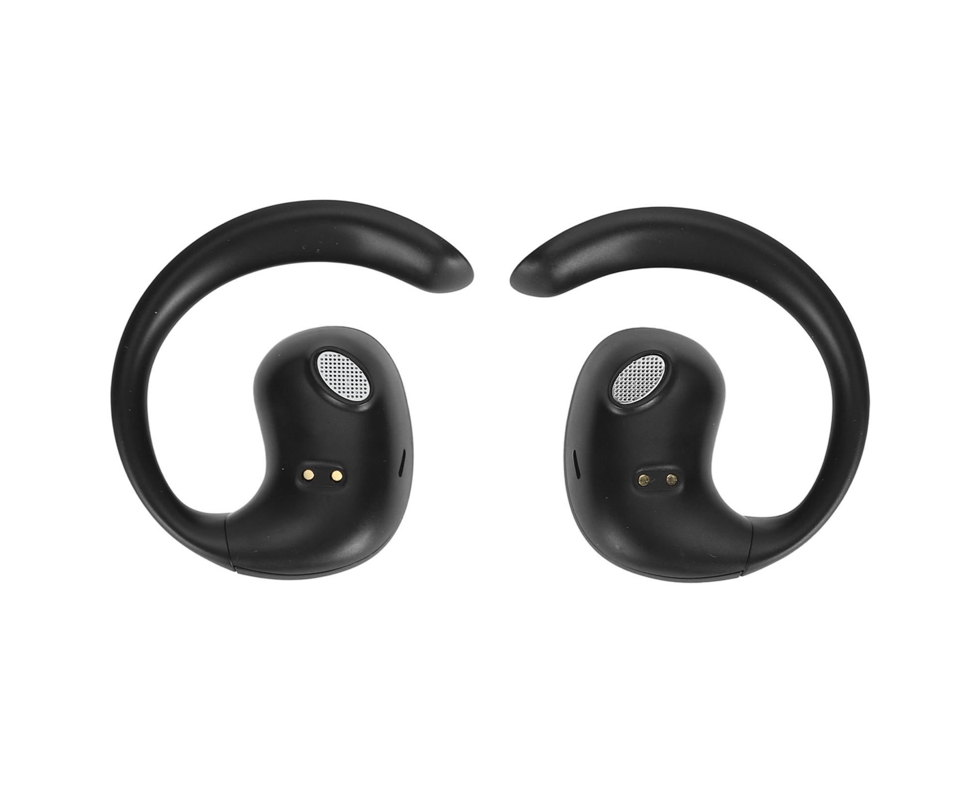 Language Translator Earhooks Bluetooth 5.3 Support 144 Languages Online Translation Wireless Earbuds Device for Music and Calling Black