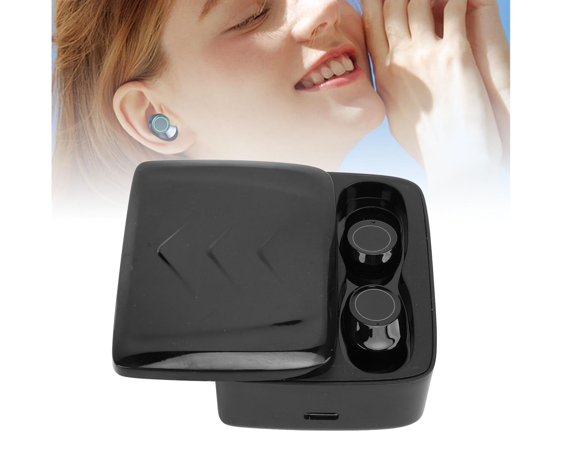 Language Translator Earbuds 144 Online Languages Translation Bluetooth 5.3 Wireless Music Device with APP for Android Black