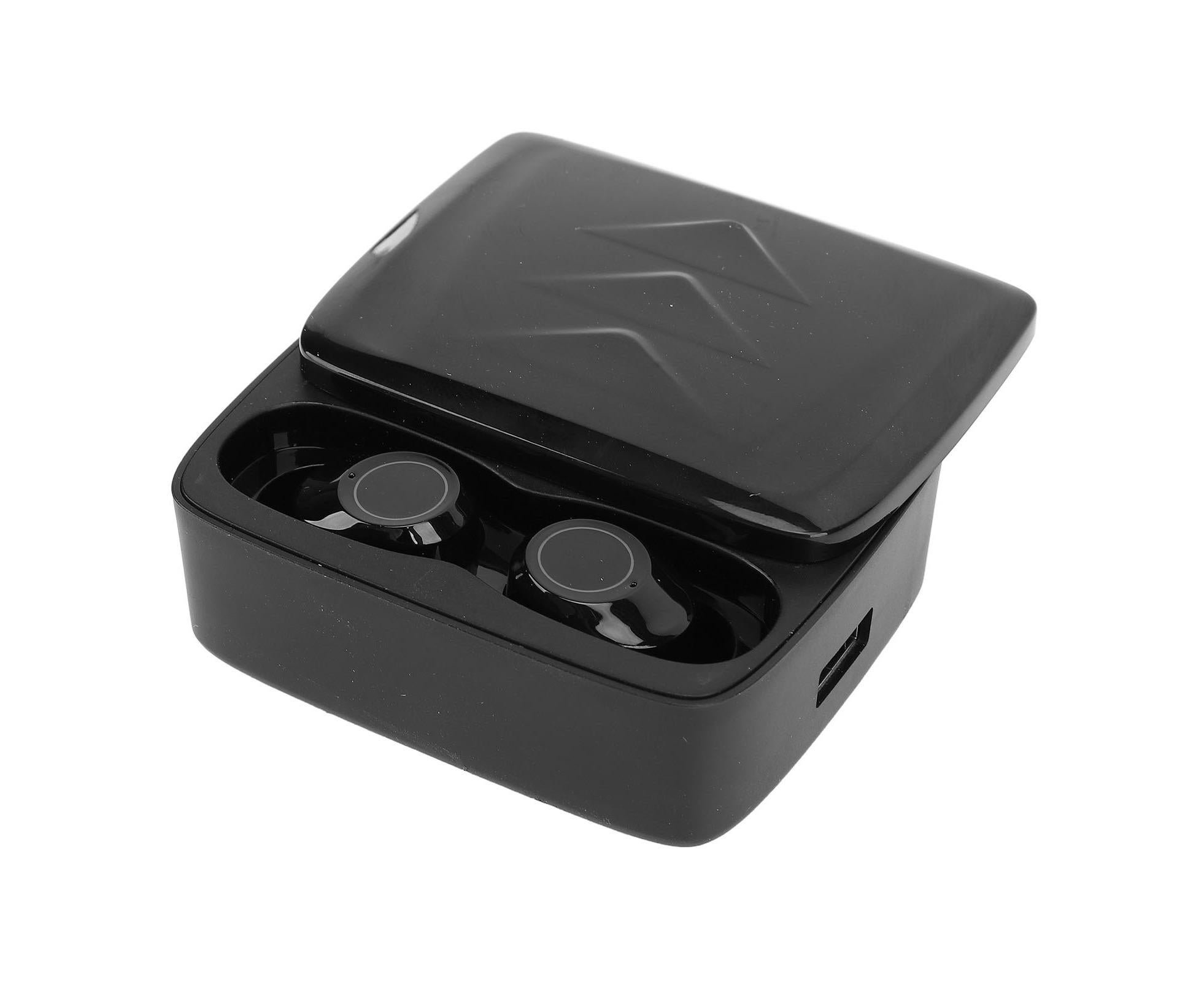 Language Translator Earbuds 144 Online Languages Translation Bluetooth 5.3 Wireless Music Device with APP for Android Black