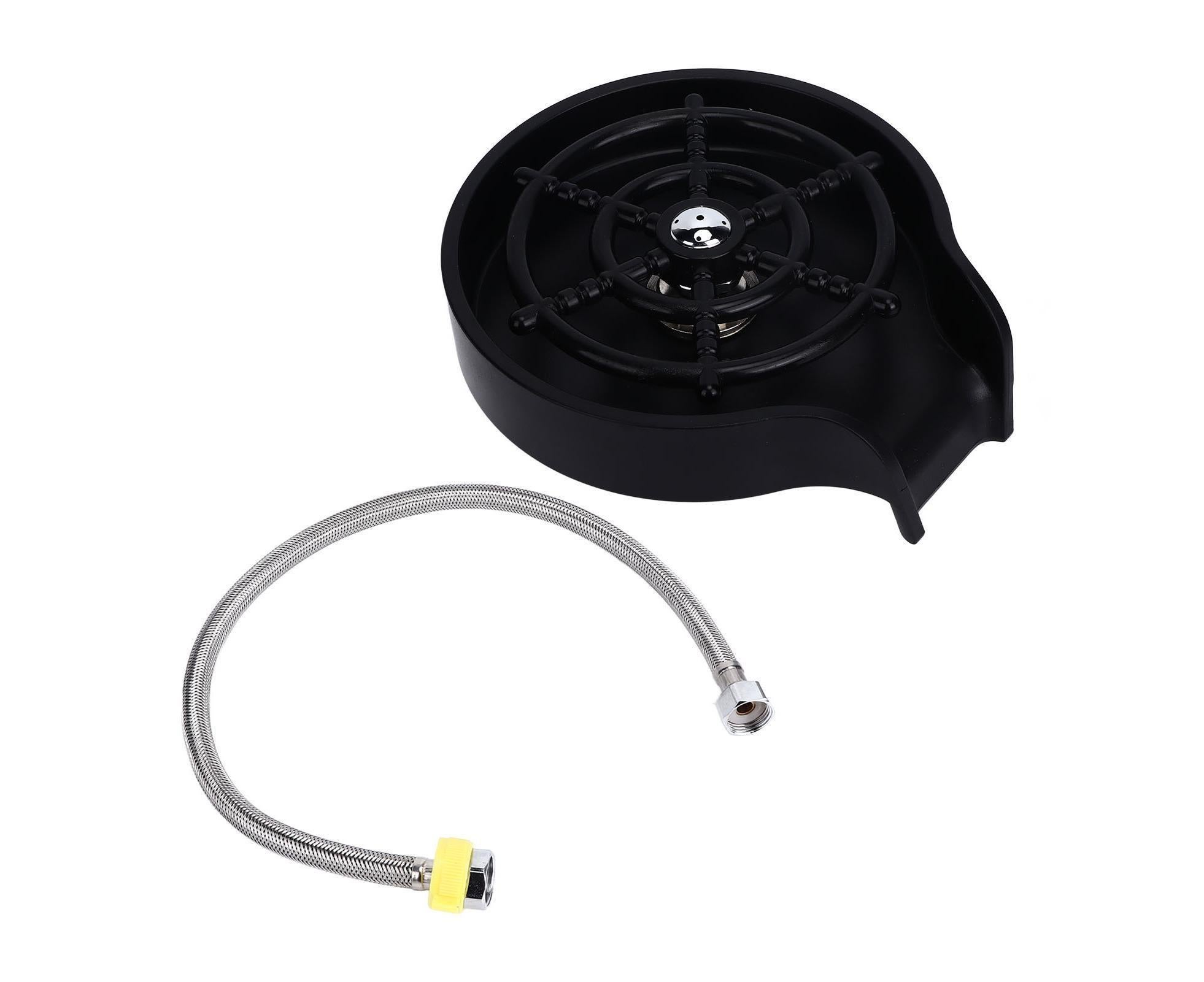 Cup Washer for Club Bar Home Kitchen G1/2 Interface Quick Cleaning Detachable Wash Basin Press Glass Rinser