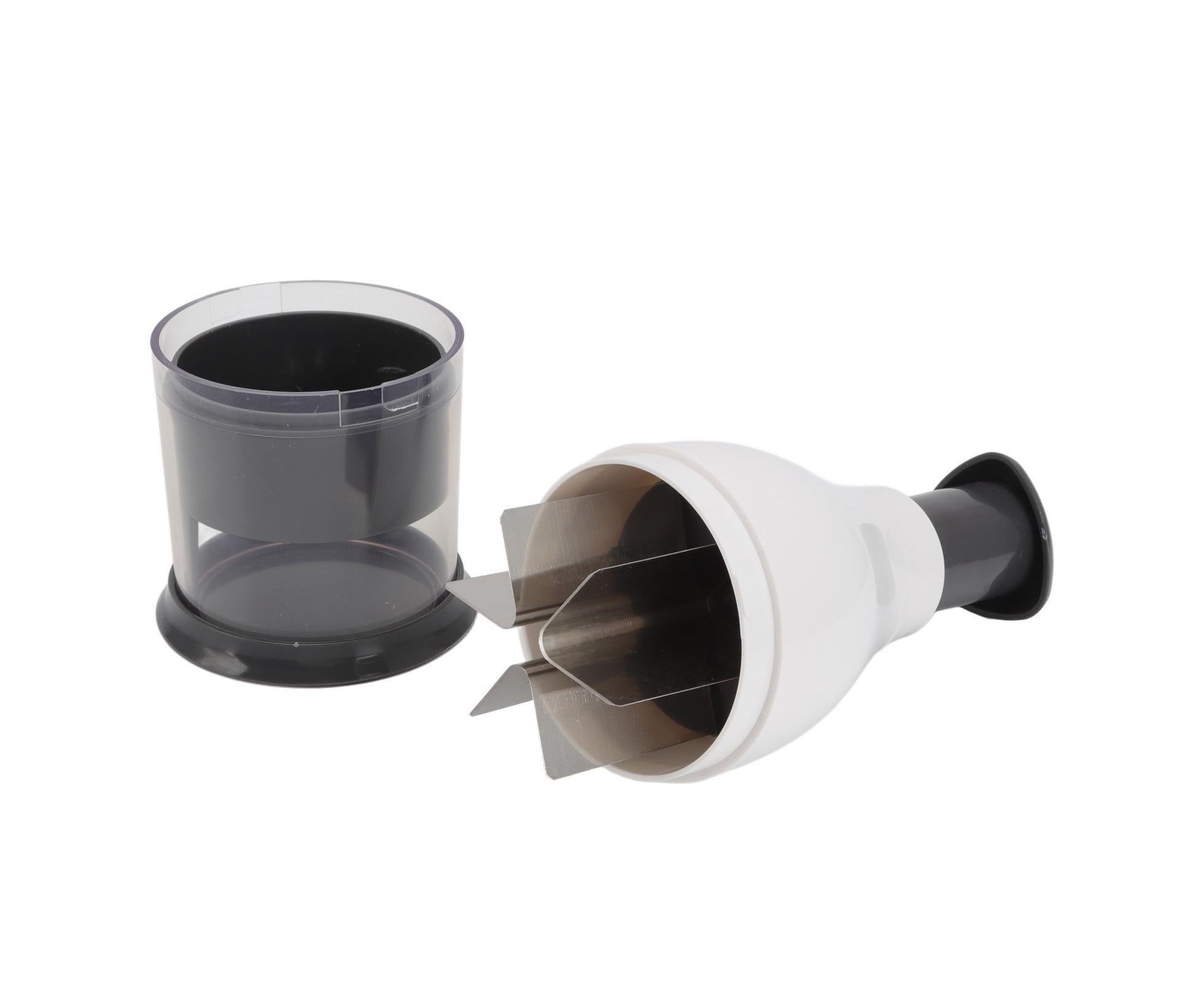 Mini Chopper White Manual Stainless Steel Blade PP Material Easy Disassemble Vegetable Chopper for Onions Nuts