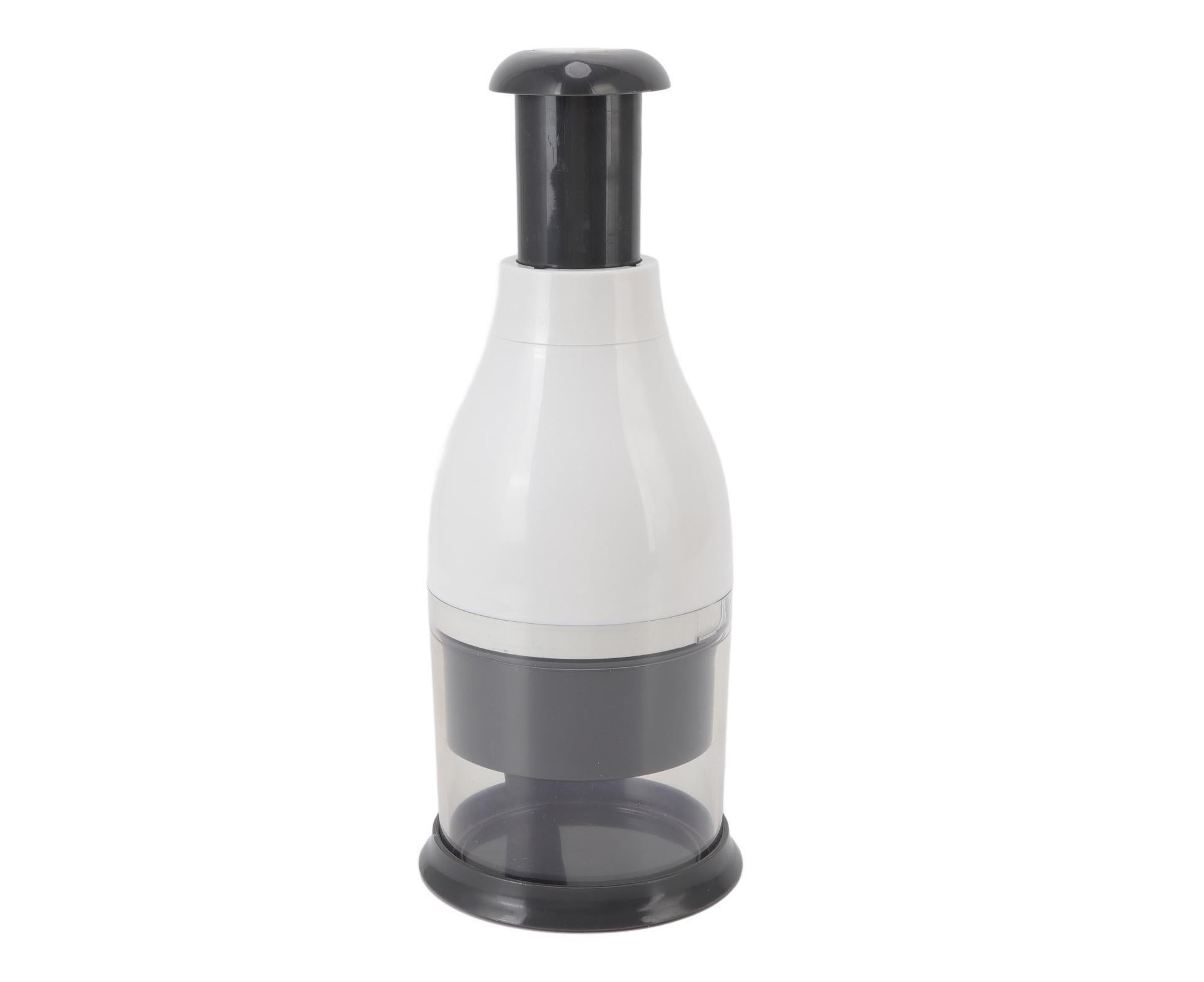 Mini Chopper White Manual Stainless Steel Blade PP Material Easy Disassemble Vegetable Chopper for Onions Nuts