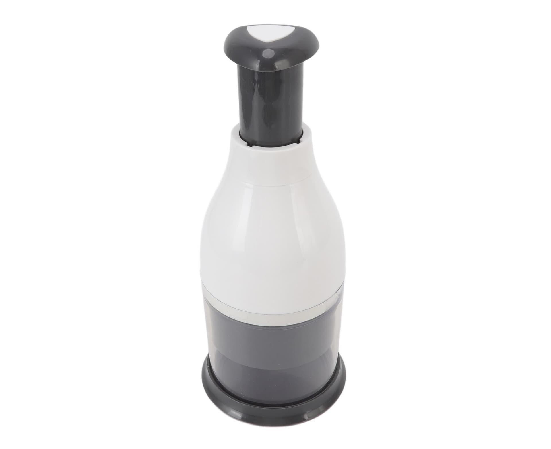 Mini Chopper White Manual Stainless Steel Blade PP Material Easy Disassemble Vegetable Chopper for Onions Nuts
