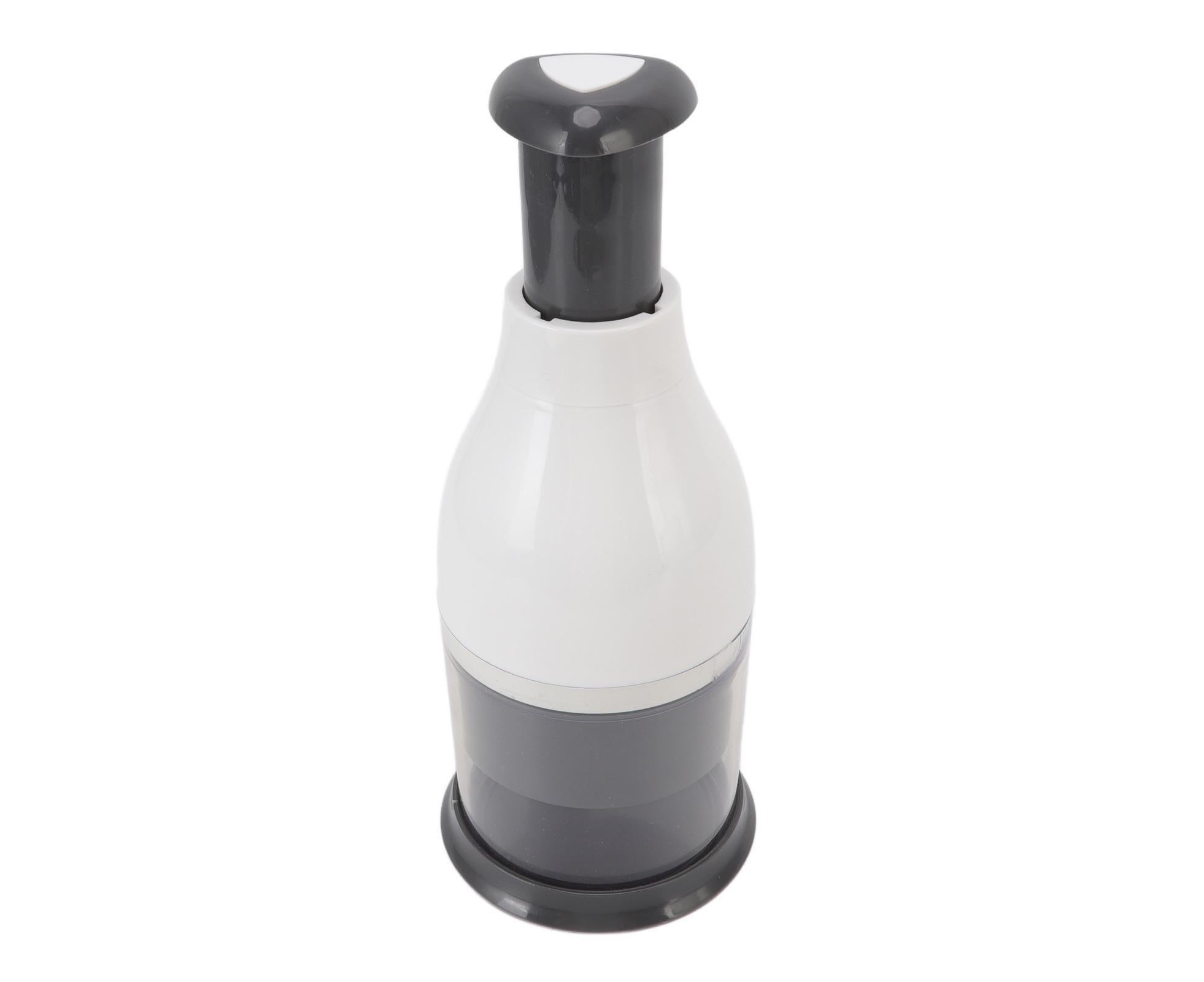Mini Chopper White Manual Stainless Steel Blade PP Material Easy Disassemble Vegetable Chopper for Onions Nuts