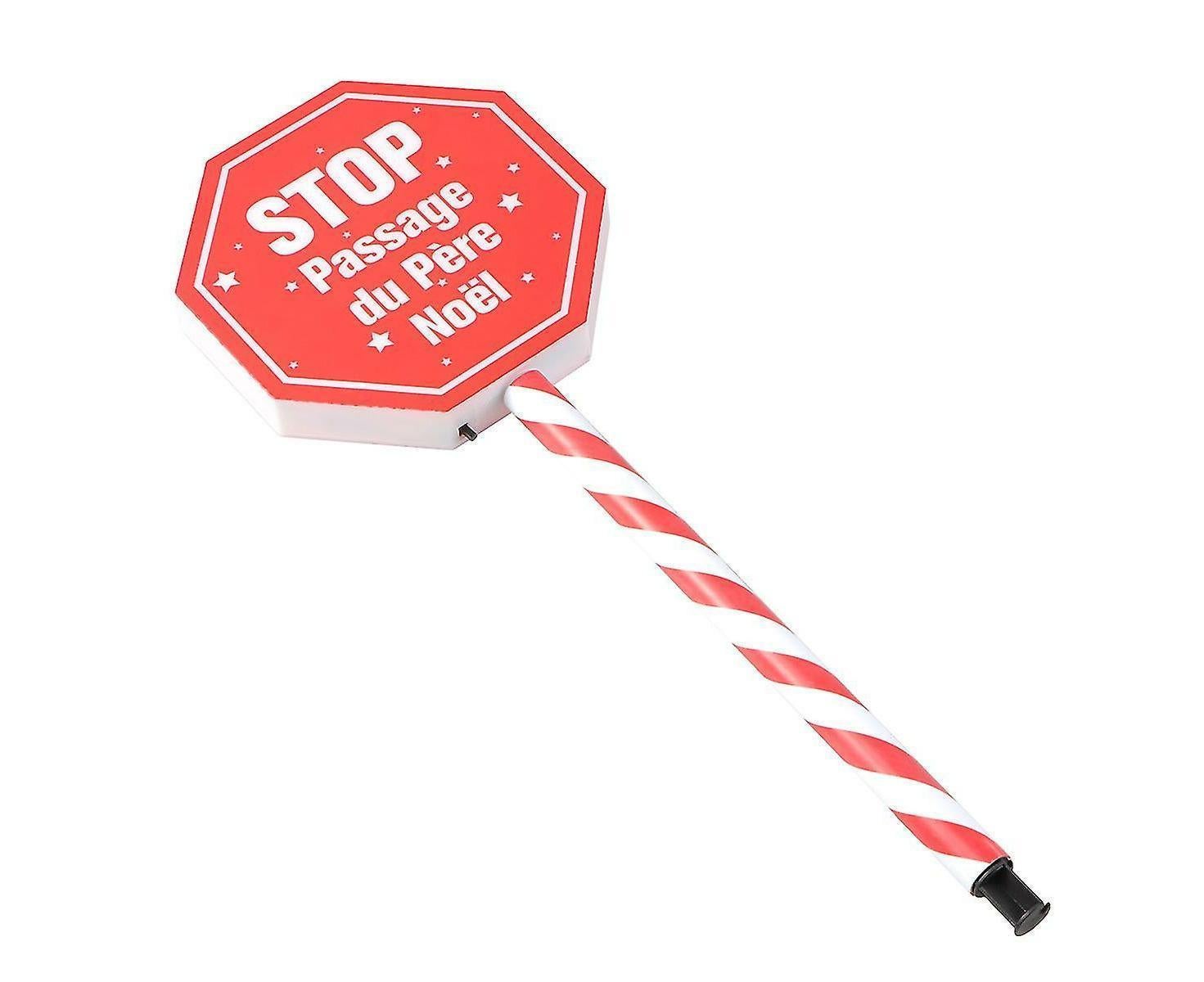 Christmas Garden Stop Sign Solar Energy Garden Decoration Garden Stake Creative Courtyard Landscape