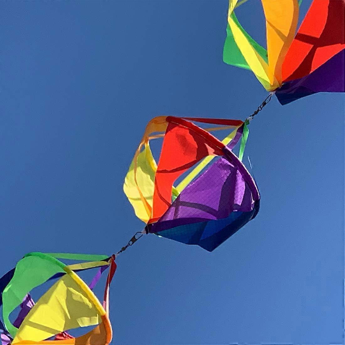 Fashion Windsocks Wind Twister Spinners Rainbow Kite Socks Flag Garden Yard Decoration