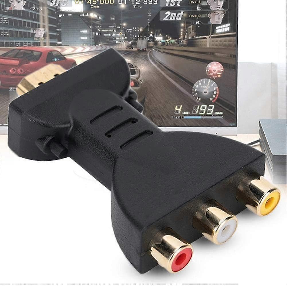 HDMI to RGB audio video converter to RCA component converter 1080P audio and video sync adapter