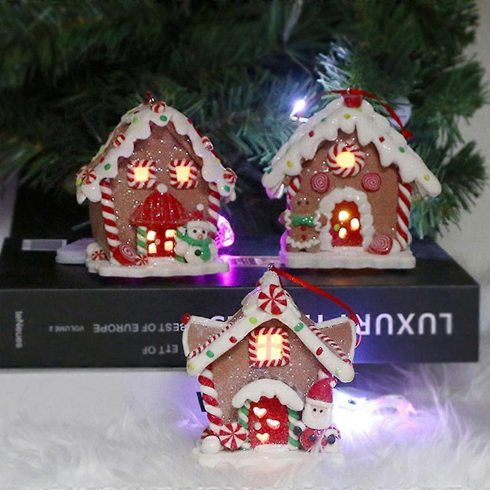 Christmas Village Houses LED Lighting Small House