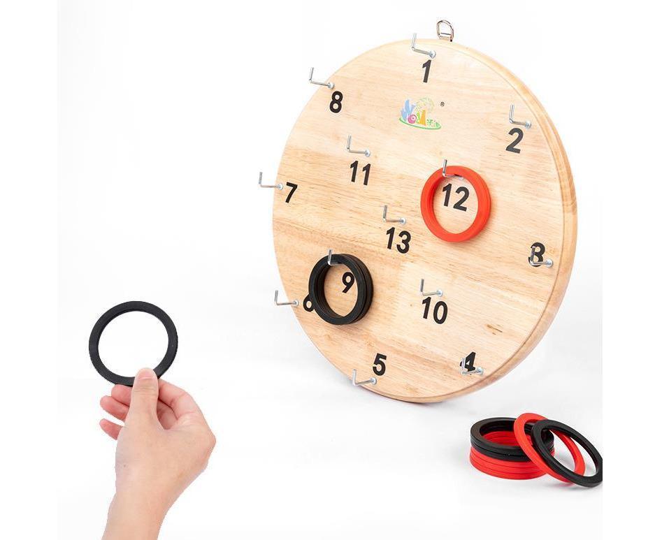 Ring Toss Game,Indoor Outdoor for Babies Adults Family,Fun Tailgate or Hangs on Wall,Exciting Gift Idea, secure & Durable Design