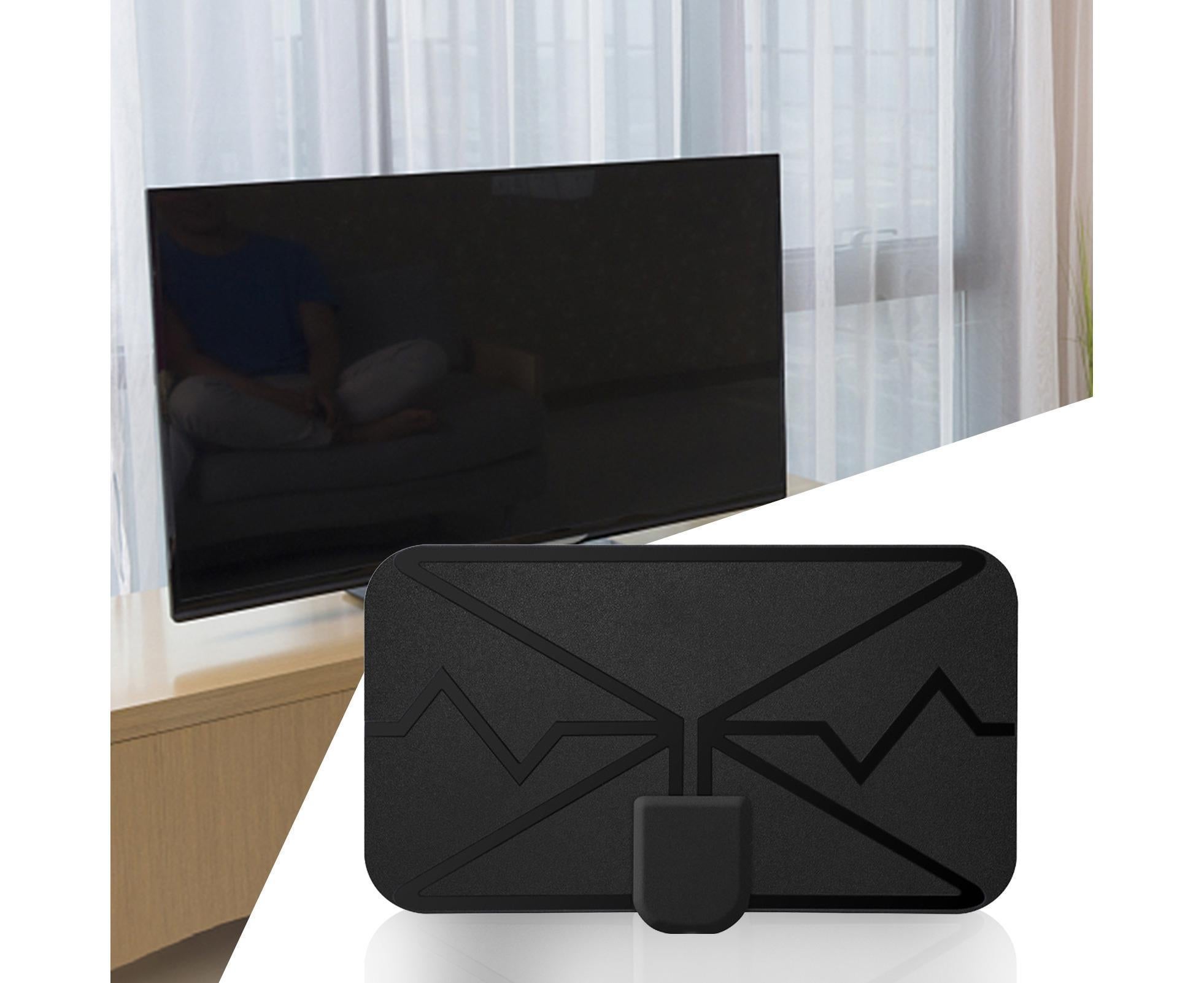 TV Antenna Mini 300 Miles Range 4K High Performing Digital Antenna for Home - Black
