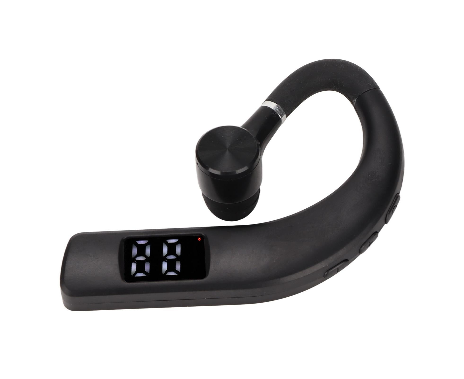 Bluetooth Headset IPX5 Waterproof Handsfree Noise Cancelling Single Ear Bluetooth Earphone for Running Driving Business