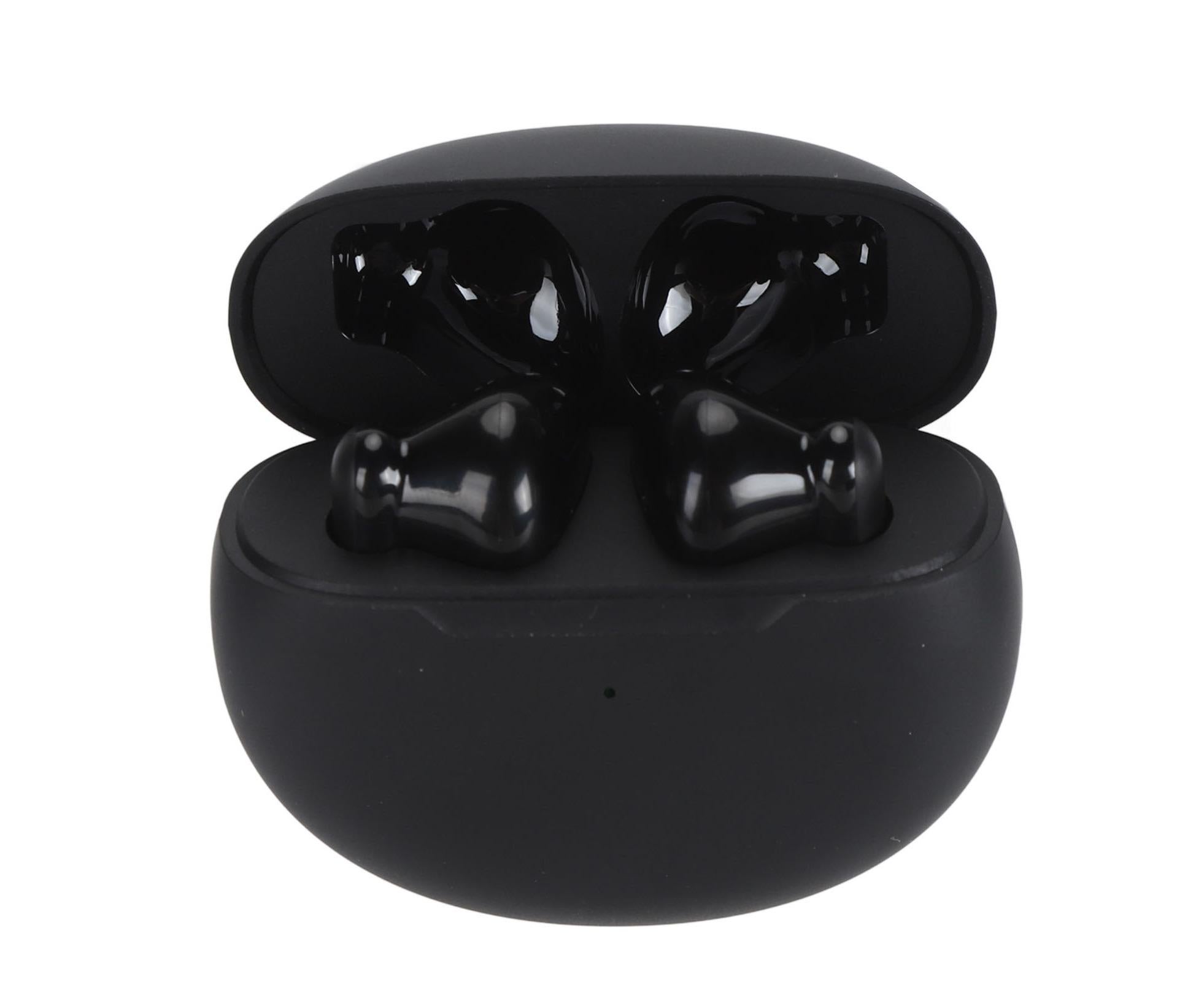 Language Translator Earbuds Multifunction HD Noise Reduction Bluetooth 5.1 144 Kinds Languages Real Time Translation Headphone Black