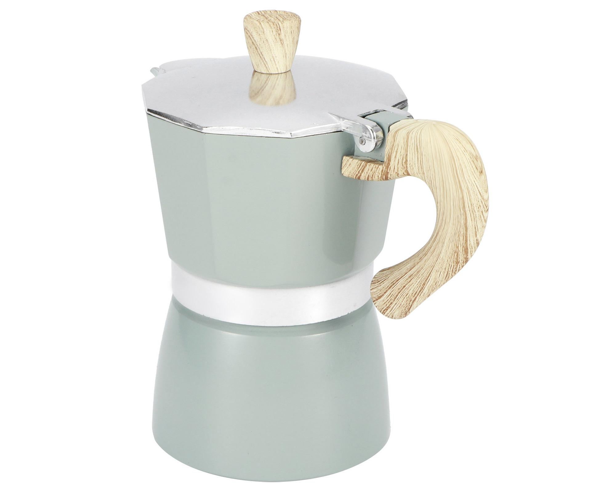 Stovetop Coffee Maker, Aluminum Moka Pot Kettle for Home Kitchen, 150ml