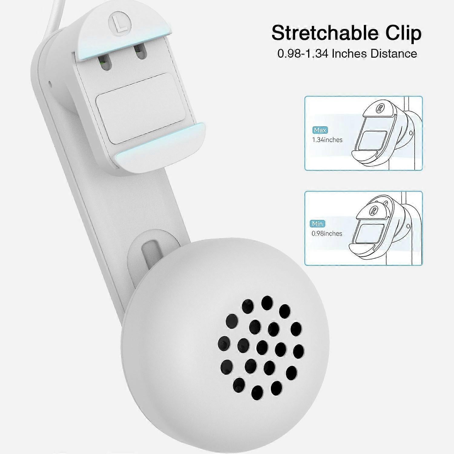 Type A Wired Earphones for Meta Quest 2/3 VR Headset Accessories 3.5mm Headphone with Stretchable