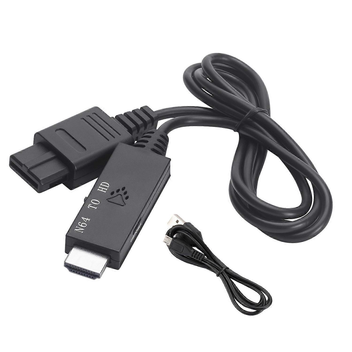 N64 to HDMI Converter for Nintendo SNES/NGC/SFC/N64 Plug and Play Game Console Adapter