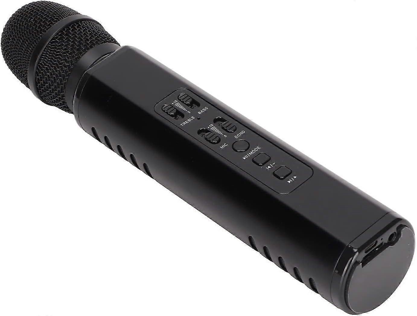 Wireless Vocal Microphone - Cordless Mic for Singing or Public Speaking (Black)