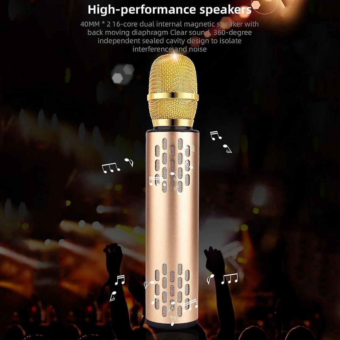 Bluetooth Karaoke Microphone - Portable Wireless Mic for KTV, iPad, Singing