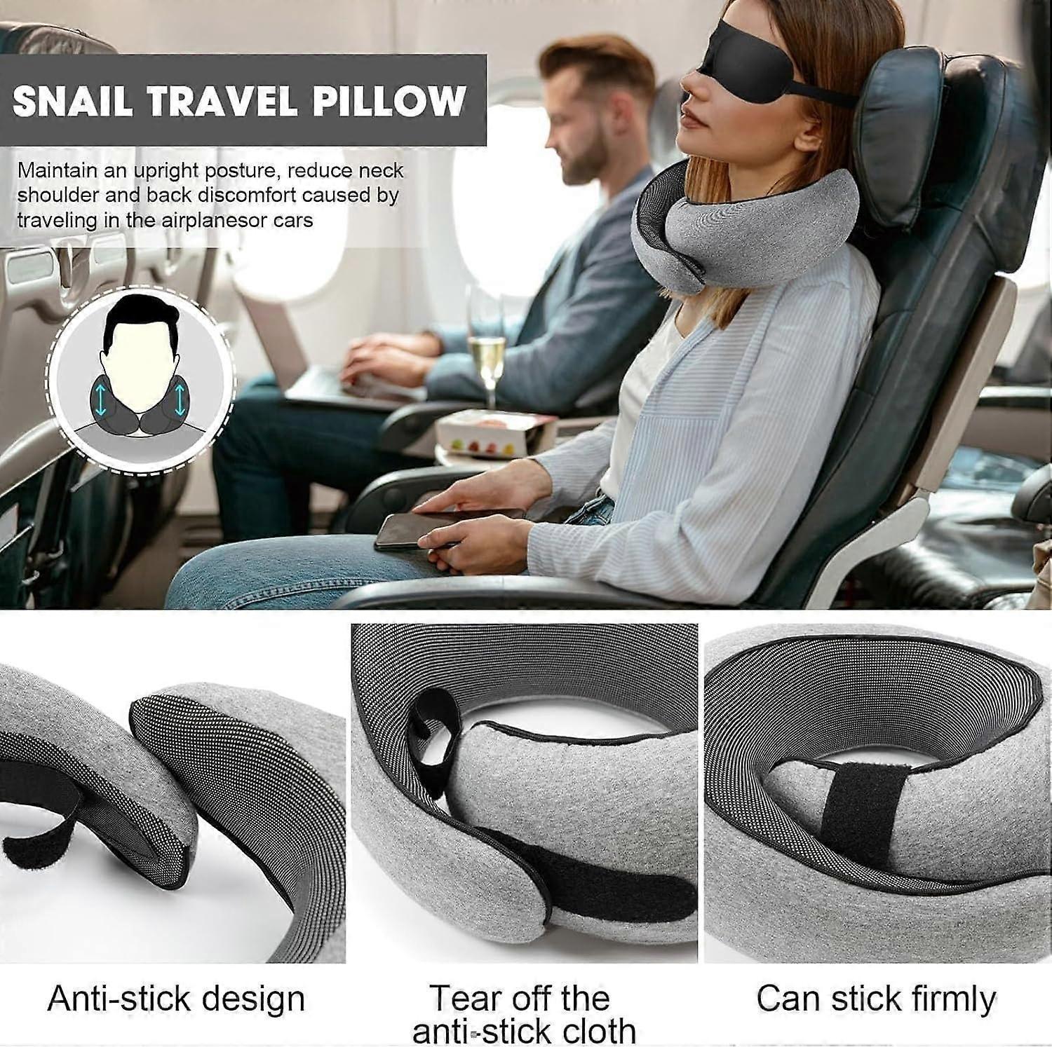 Travel Neck Pillows for Airplane Travel Comfort Support Cushion
