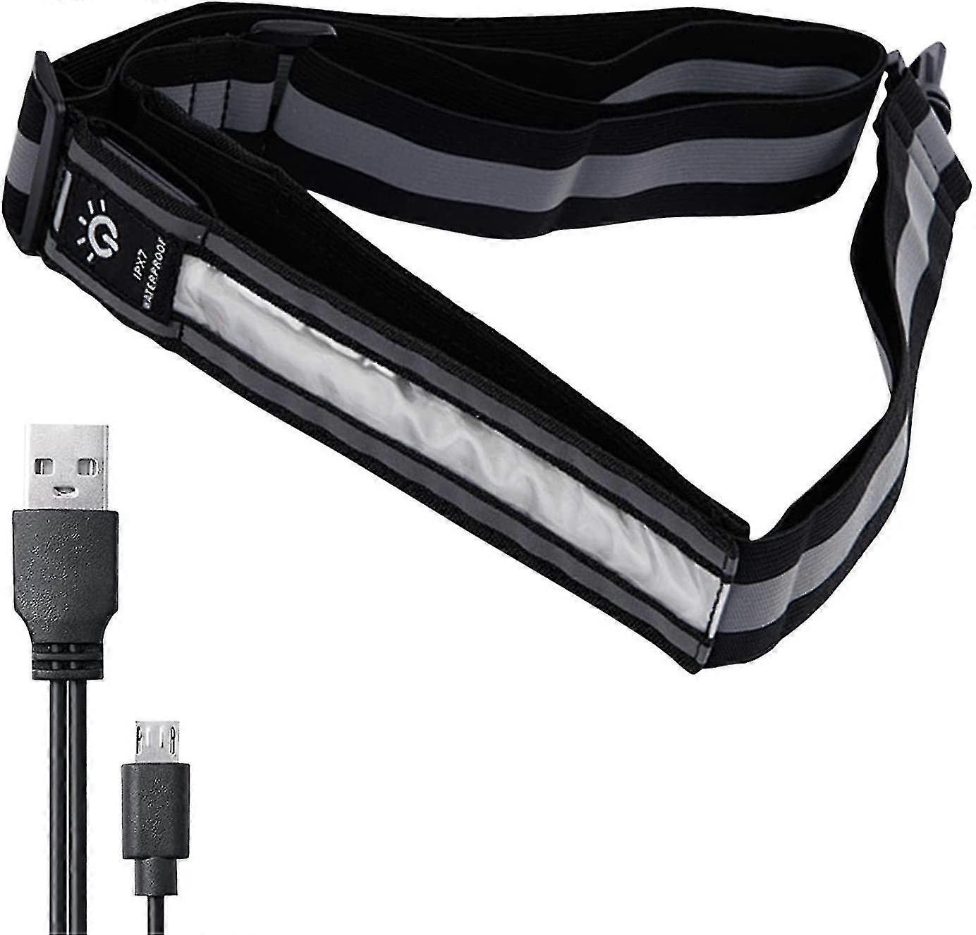 Adjustable Reflective Belt, High Visibility Gear for Running, Biking, Walking