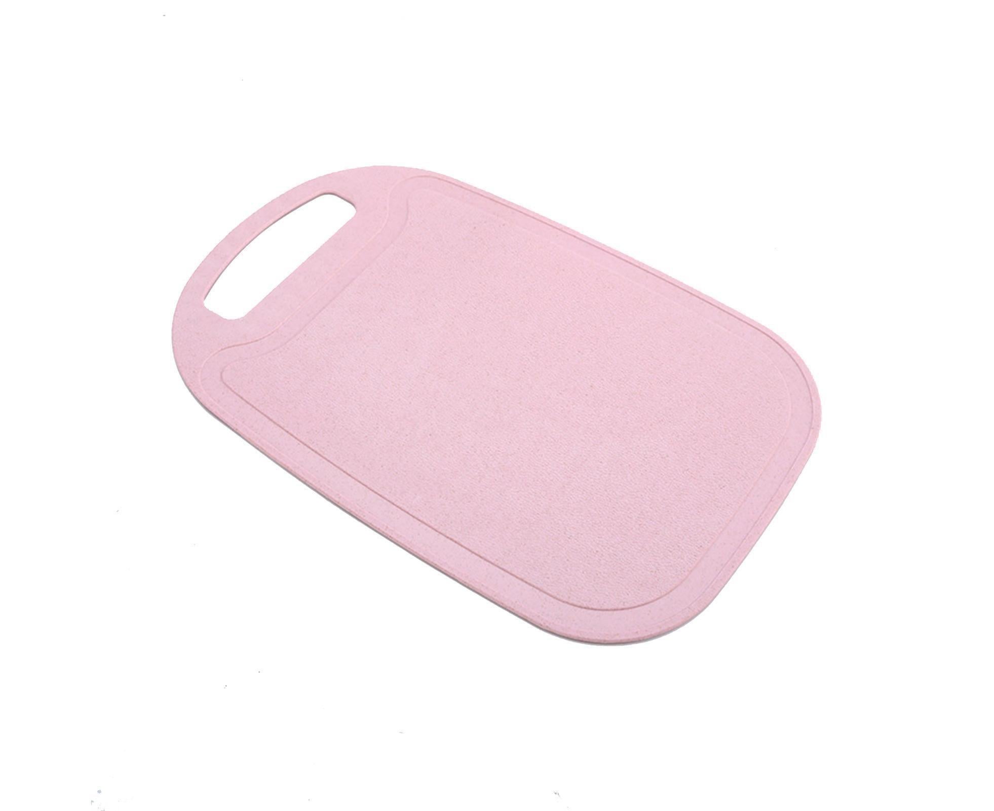 Chopping Block Food Grade Non-Slip 4 Colors Kitchen Cutting Board for Kitchen-Pink