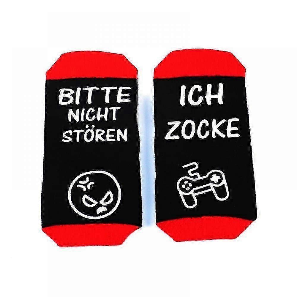 Gaming Socks - Please Dont Disturb I'm Gaming - Non-Slip Gamer Ankle Socks