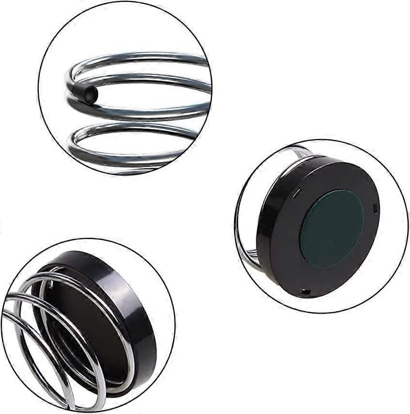 Car Cup Holder Universal Drink Bottle Can Holder Silver Black 90x70 mm
