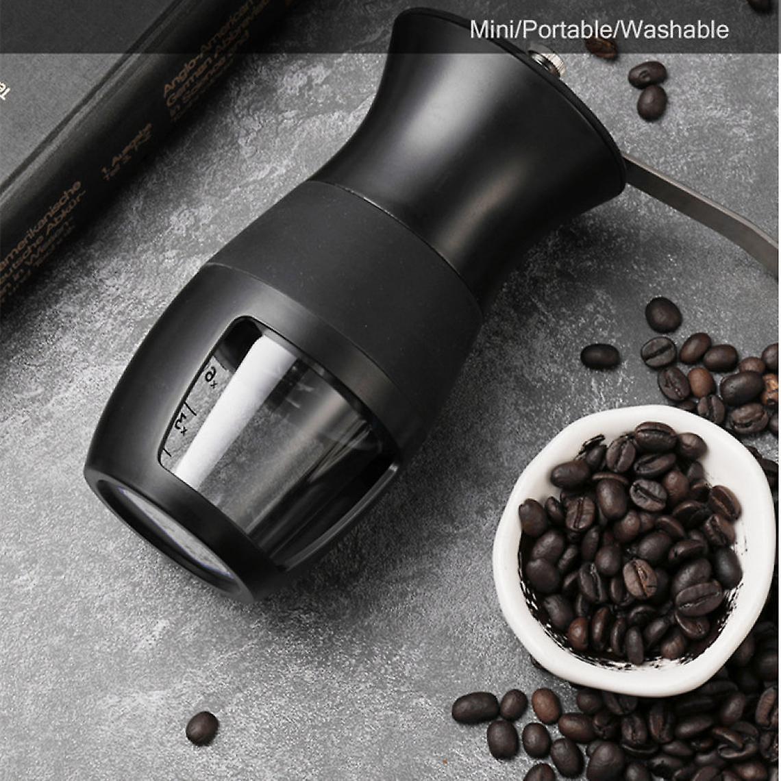 Manual Coffee Grinder - Portable Hand Coffee Mill with Bean Spike for Home Kitchen