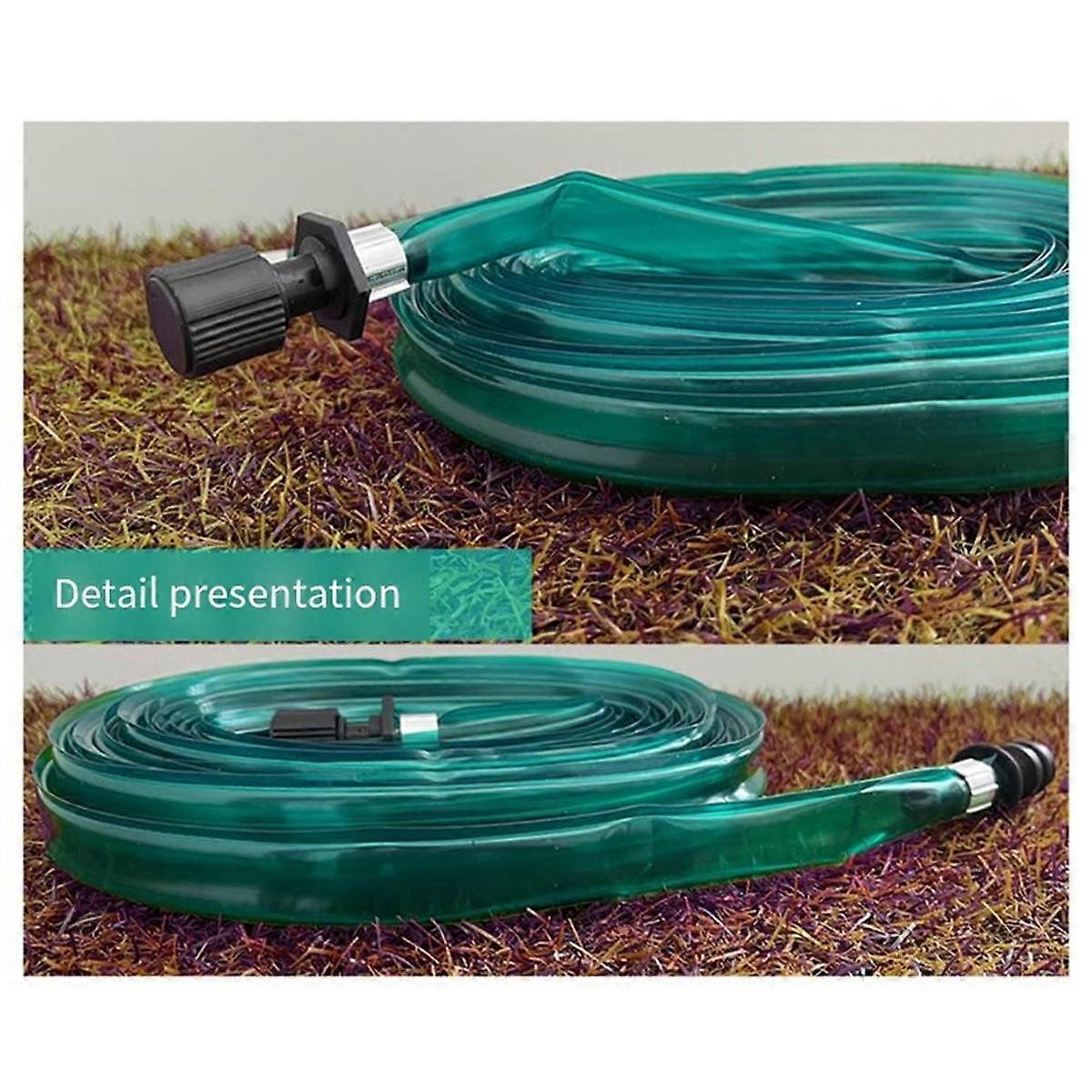 15m Garden PVC Sprinkler Hose - Cooling Irrigation Water Hose for Garden Use