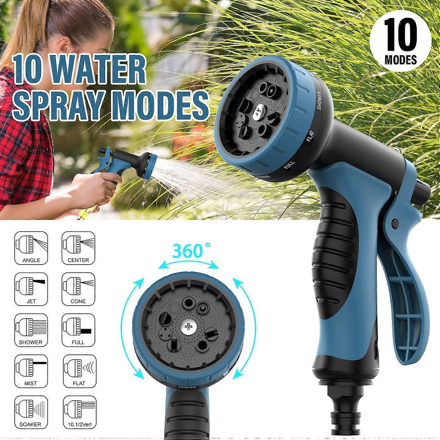 7.5m Garden Hose - Flexible Water Hose for Outdoor Garden Lawn Use