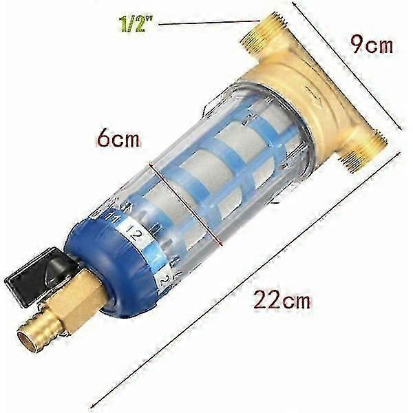 Reusable External Thread Sediment Water Filter for Household