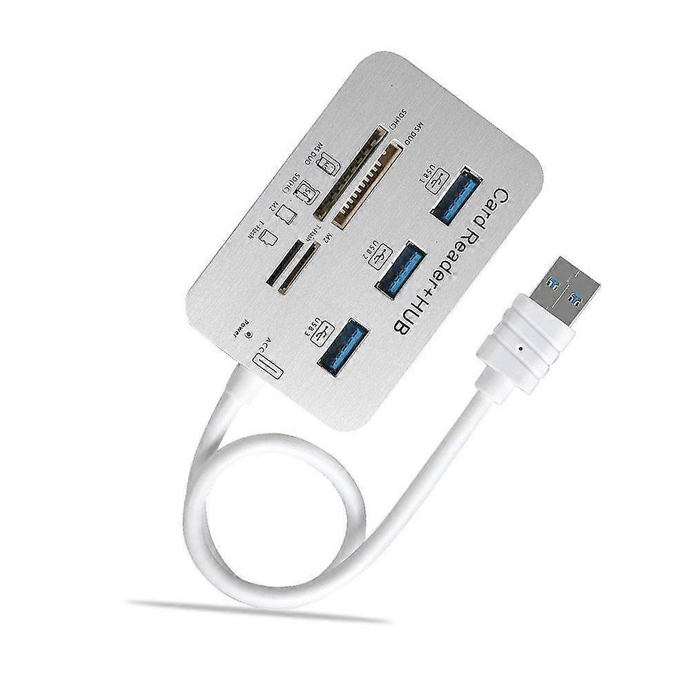 USB 3.0 HUB Combo Micro SD TF Memory Card Reader for Laptop Computer