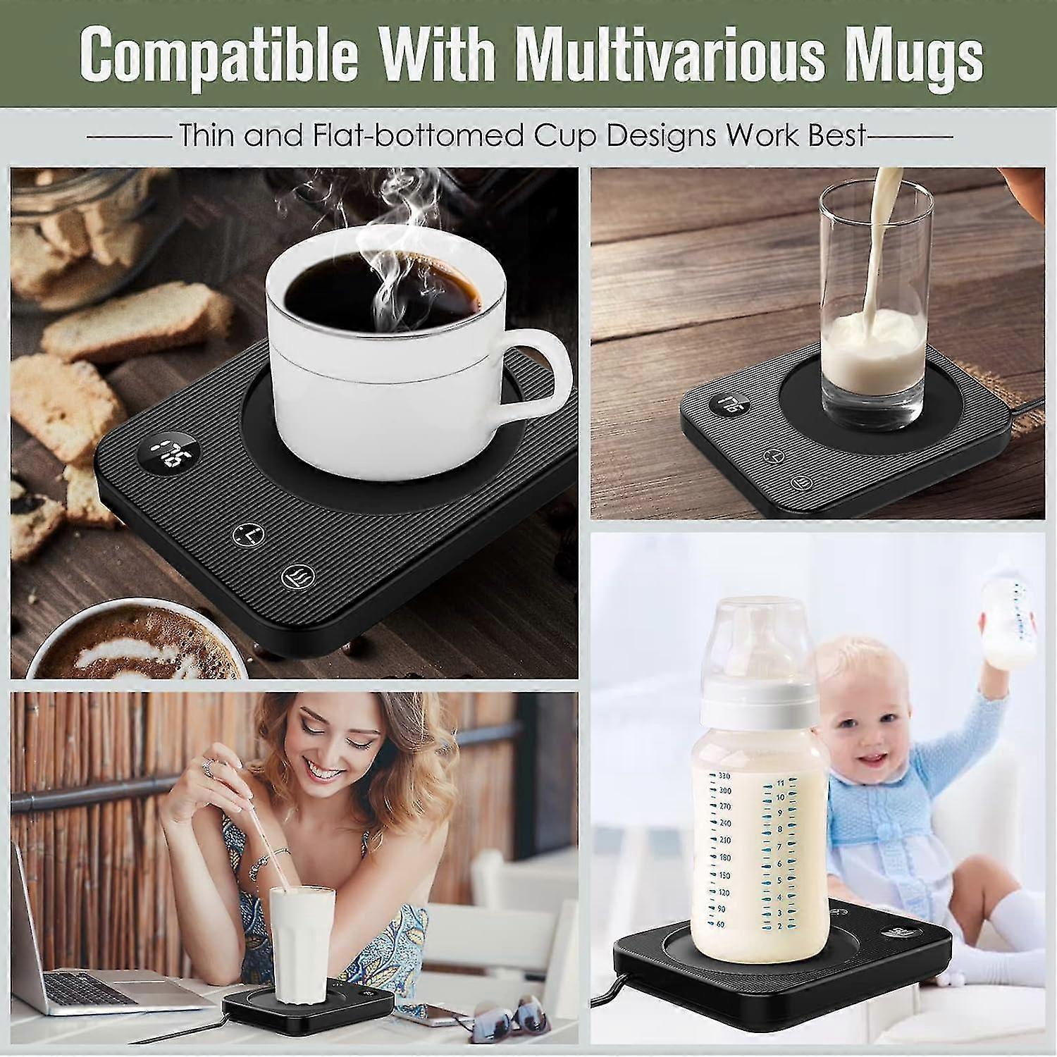 Smart Electric Coffee Beverage Warmer for Desk or Home