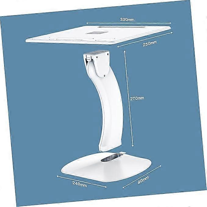 Laptop Cooling Stand, White PC Computer Stand