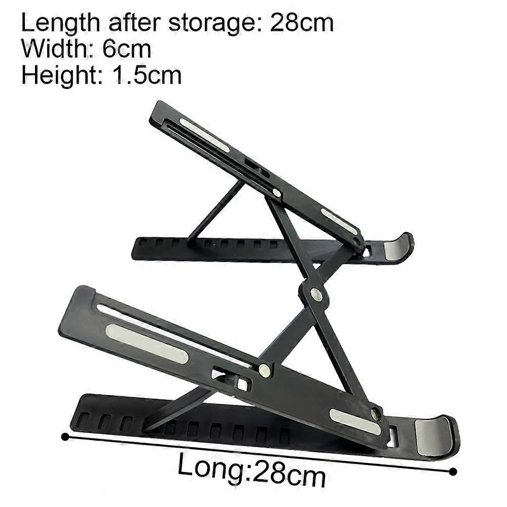 Foldable Adjustable ABS Laptop Stand, Ergonomic Tablet/Computer Holder